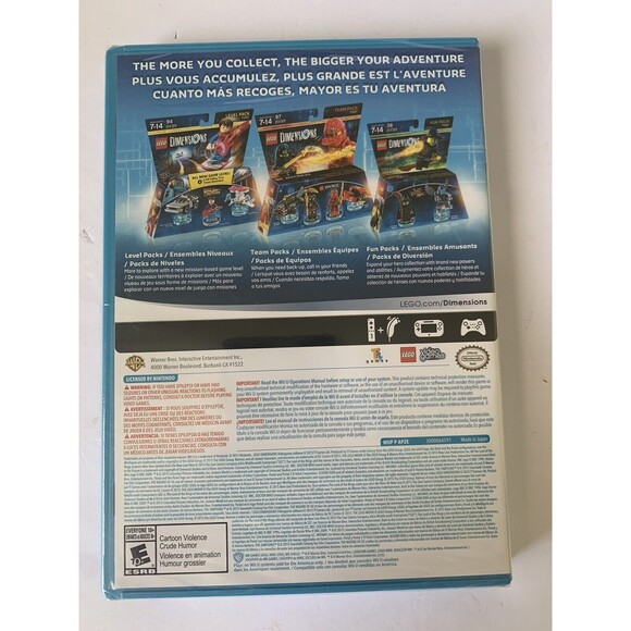 LEGO Dimensions Wii U ‎ - Game Only W/ Manual  Factory Sealed - Picture 2 of 4